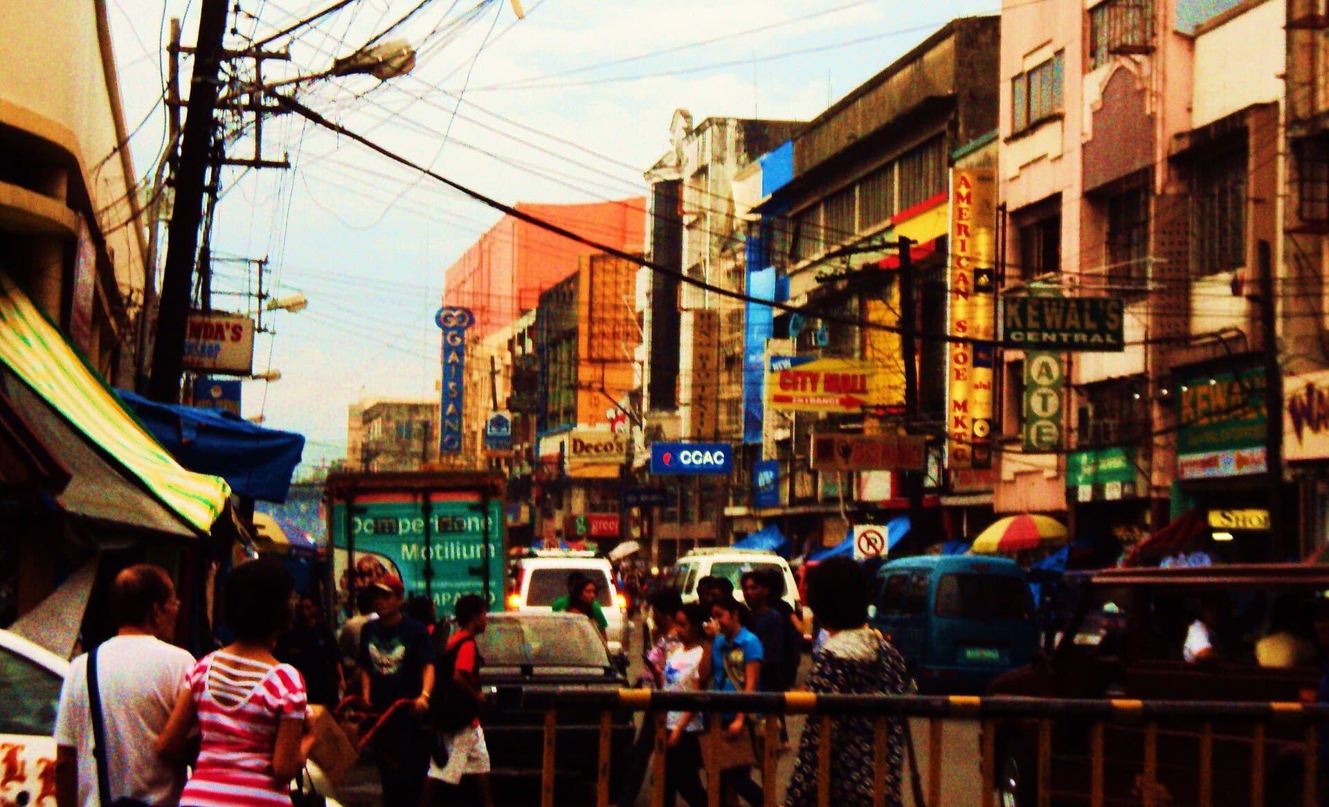 Complicated, Complex, Sophisticated Urban Bacolod. Bacolod's traffic, people, economy and industry is obvious in its streets in Urban Downtown Bacolod, Bacolod City.