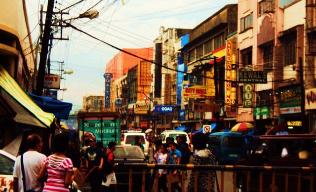 Complicated, Complex, Sophisticated Urban Bacolod. Bacolod's traffic, people, economy and industry is obvious in its streets in Urban Downtown Bacolod, Bacolod City.