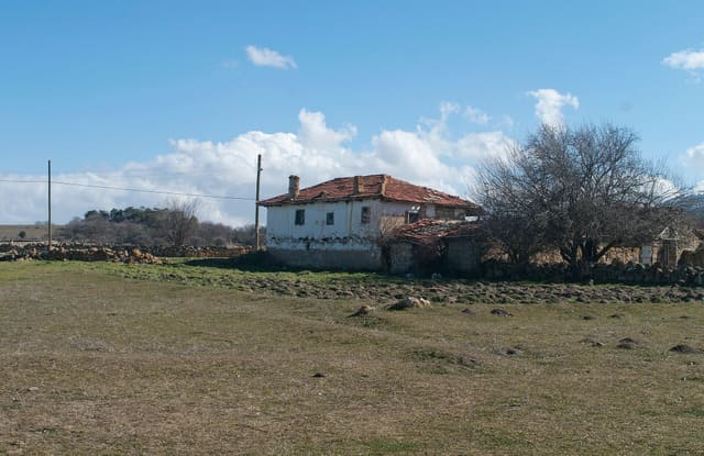 A typical rustic house in Yazılıkaya village, Han - Eskişehir, Turkey.
