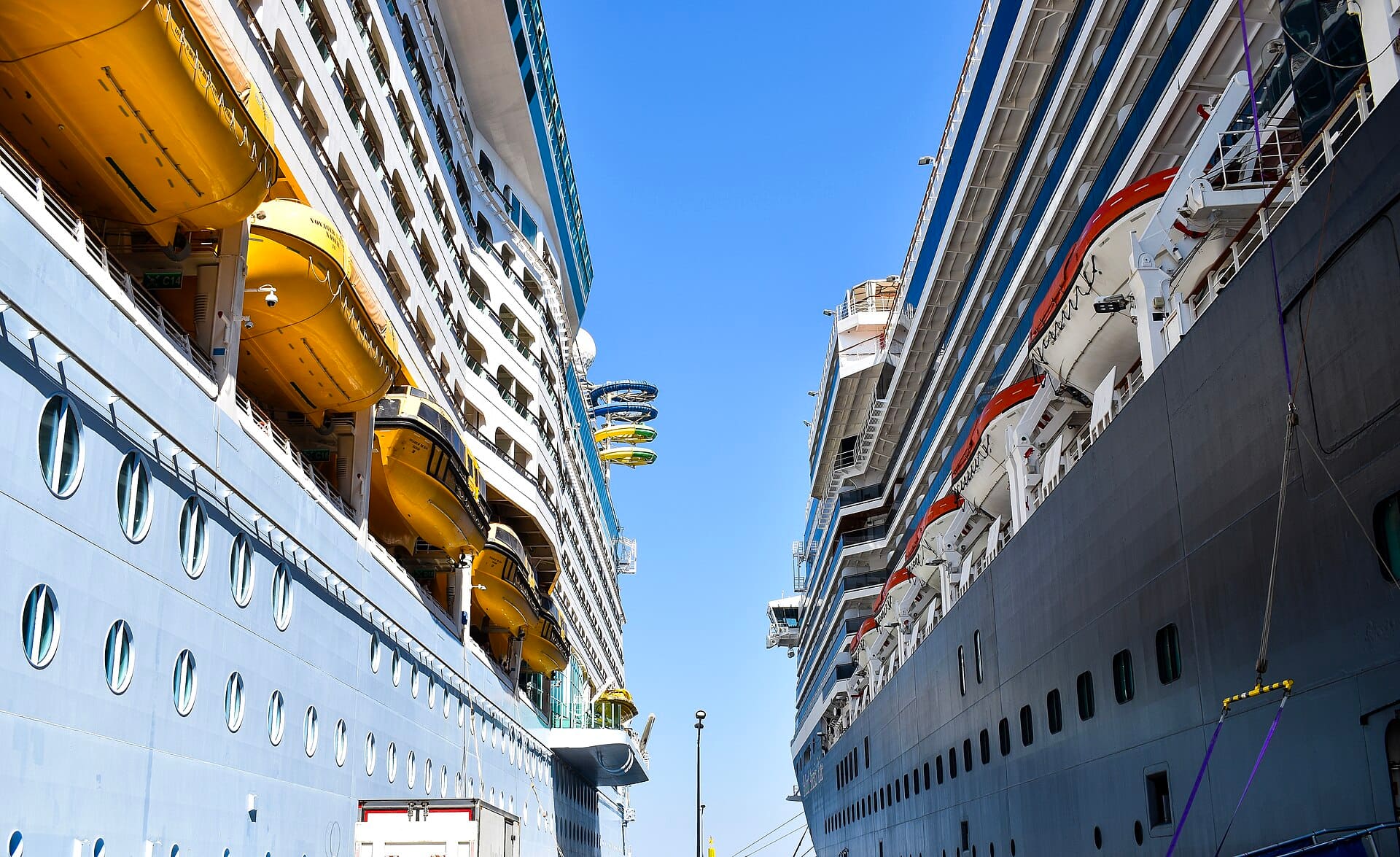 Cruise ships in the Port of Kuşadası, Türkiye, 2024