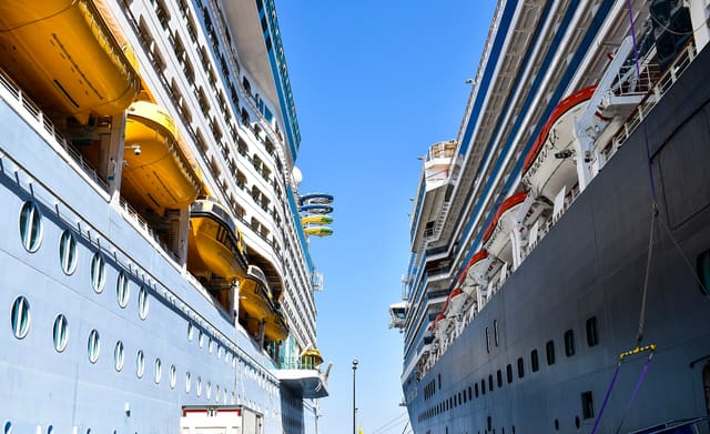Cruise ships in the Port of Kuşadası, Türkiye, 2024