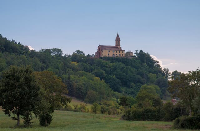 Chiesa di San Biagio. It's the best skyline of Castel de' Britti, San Lazzaro di Savena, Bologna, Italy