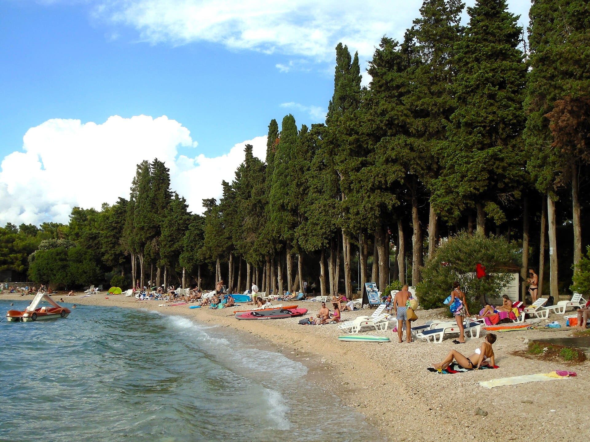 Supetar, island of Brač, Croatia - Vela Luka (Big Harbour) Beach