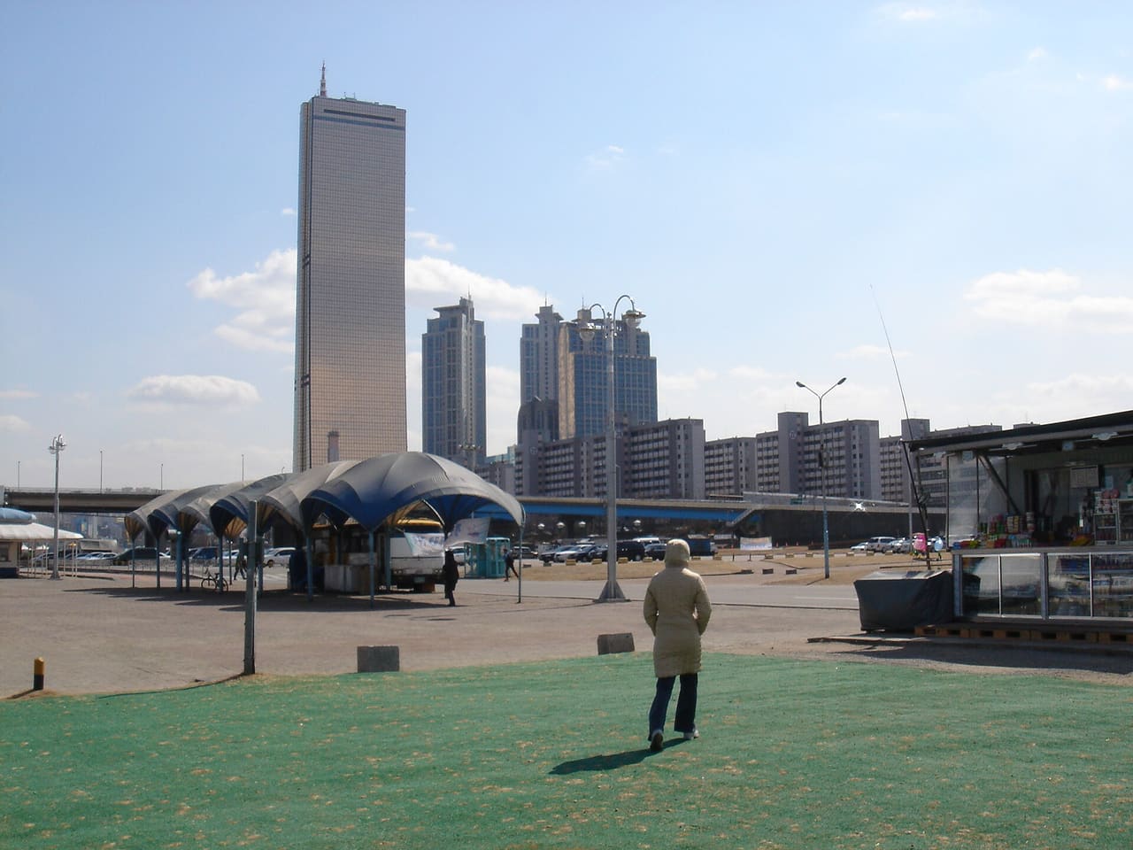 A view of Yeouido island in Seoul.