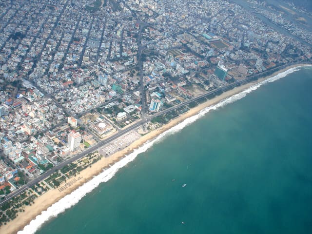 Nha Trang from under canopy