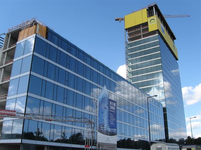 Skyline Tower, München, im Bau, Zustand 2009-08-29