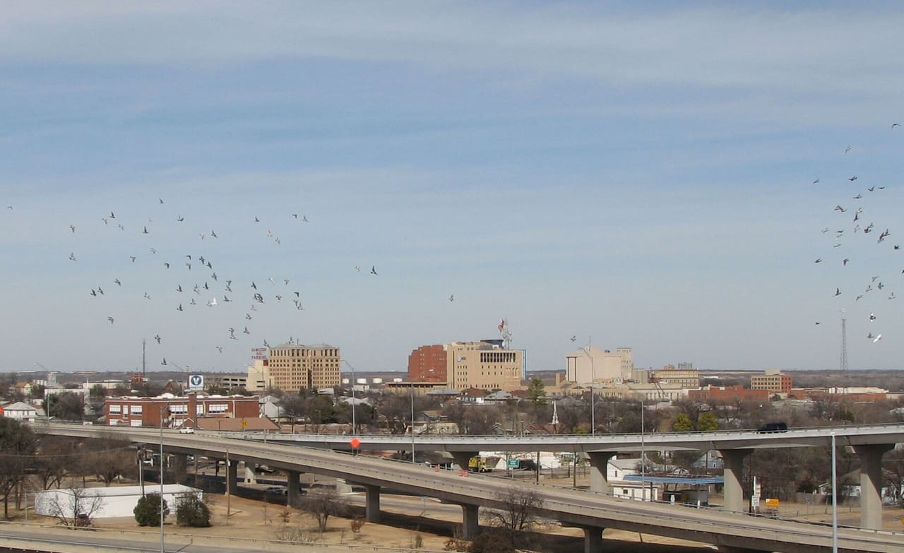 Skyline of downtown Wichita Falls, Texas, United States