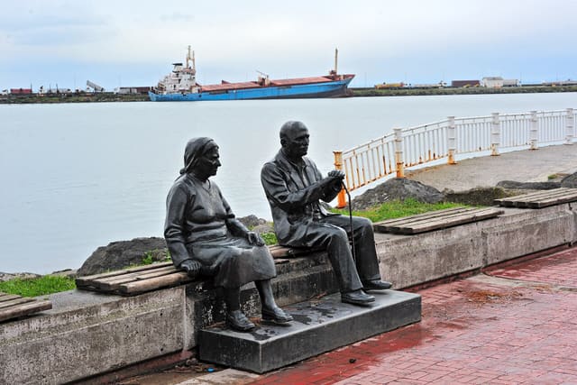 Embankment in Samsun, Turkey